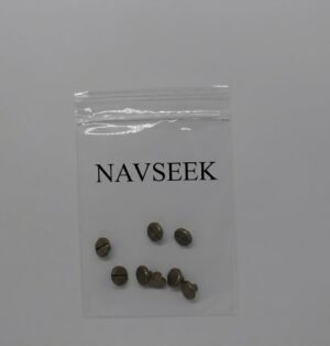 NAVSEEK 5 Pairs  Rivets Metal  Rivets Knurling Flat Screw