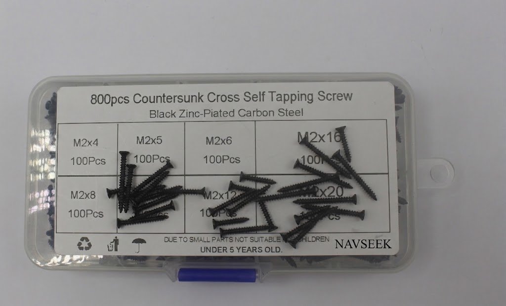 NAVSEEK 800PCS Modified Truss Head Of Metal Drilling Screws