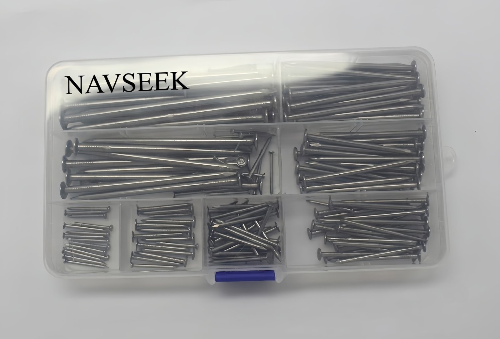 NAVSEEK 160 pcs Hardware Nails Cramps and Nails of Metal - Image 1