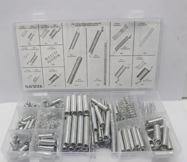 NAVSEEK 200PCS Compression Metal Springs Assortment  Kit