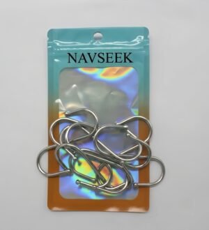 NAVSEEK 12 PCS S Shaped Hanger Metal Hooks for Kitchen